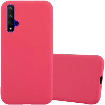 Coque en silicone Candy Rouge pour Honor 20 / 20S / Nova 5T - Publicité Coque en silicone Candy Rouge pour Honor 20 / 20S / Nova 5T - Publicité