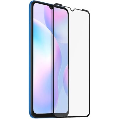 Avizar Xiaomi Redmi 9A/9C - Verre trempé contour noir - Publicité Avizar Xiaomi Redmi 9A/9C - Verre trempé contour noir - Publicité