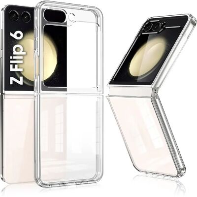 Xeptio Coque smartphone Samsung Galaxy Z Flip 6 5G - Transparent - Publicité Xeptio Coque smartphone Samsung Galaxy Z Flip 6 5G - Transparent - Publicité