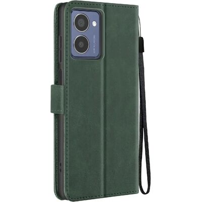 Étui folio Avizar pour HMD Pulse Pro Vert Foncé - Portefeuille avec Poignée - Publicité Étui folio Avizar pour HMD Pulse Pro Vert Foncé - Portefeuille avec Poignée - Publicité