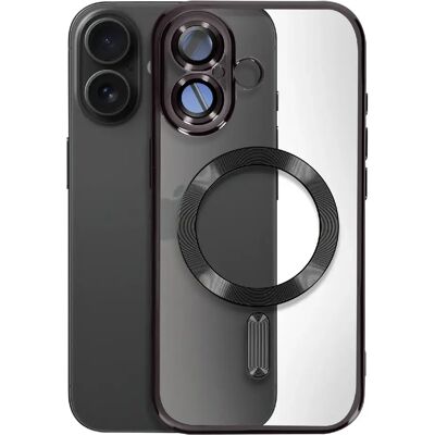 Coque MagSafe en Silicone pour iPhone 16 - Noir - Publicité Coque MagSafe en Silicone pour iPhone 16 - Noir - Publicité