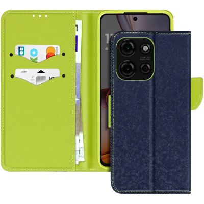 Coque en cuir pour Motorola G75 - Protection Saffiano - Publicité Coque en cuir pour Motorola G75 - Protection Saffiano - Publicité