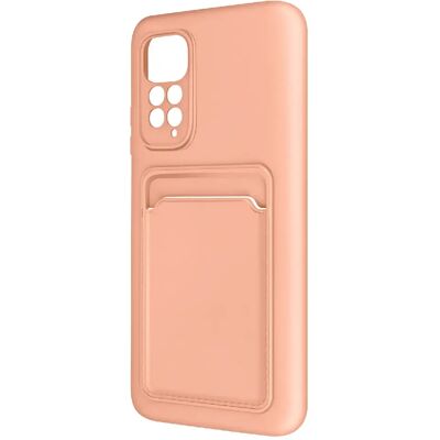 Coque Xiaomi Redmi Note 11/11s Rose - Étui avec porte-cartes - Publicité Coque Xiaomi Redmi Note 11/11s Rose - Étui avec porte-cartes - Publicité