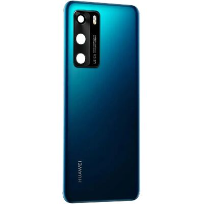 Coque arrière bleue Huawei P40 - Couvercle de batterie - Publicité Coque arrière bleue Huawei P40 - Couvercle de batterie - Publicité