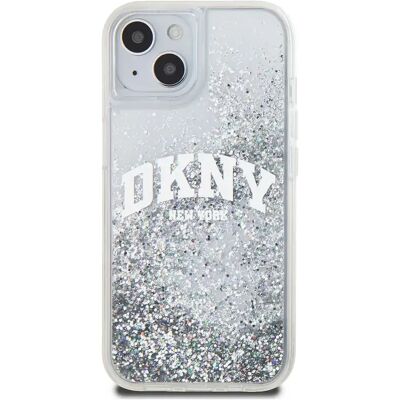 Coque iPhone DKNY Logo Grand de Glitter Liquide Blanc - Étui - Publicité Coque iPhone DKNY Logo Grand de Glitter Liquide Blanc - Étui - Publicité