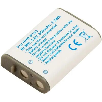Avizar Batterie Téléphone pour Panasonic KX-TCA255 650mAh 3,6V 2.3Wh en Ni-MH Blanc - Publicité Avizar Batterie Téléphone pour Panasonic KX-TCA255 650mAh 3,6V 2.3Wh en Ni-MH Blanc - Publicité