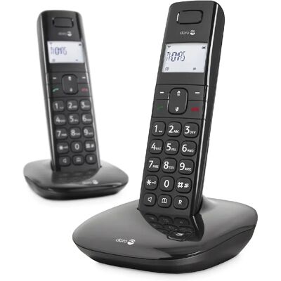 Doro téléphone fixe sans fil - Noir - Publicité Doro téléphone fixe sans fil - Noir - Publicité
