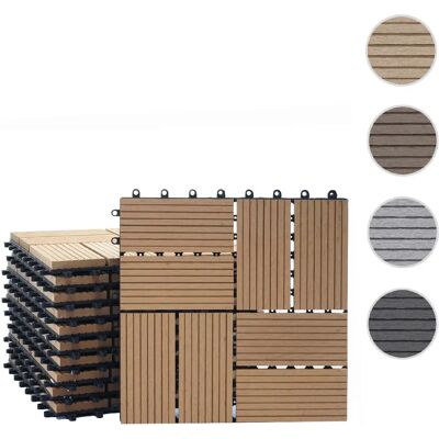 Mendler Carreaux WPC Rhone Premium - Teak Rectangulaire - Publicité Mendler Carreaux WPC Rhone Premium - Teak Rectangulaire - Publicité