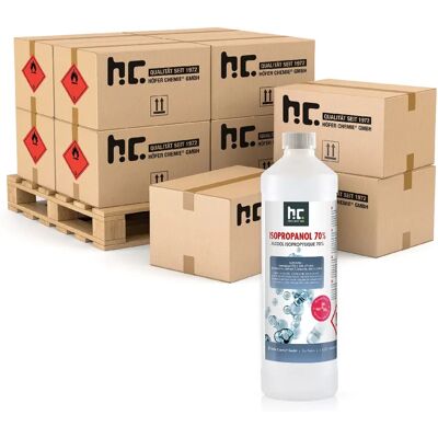 Hoefer Chemie Alcool Isopropylique 70% Höfer Chemie® - Solvant Polyvalent en Bouteille de 1L - Publicité Hoefer Chemie Alcool Isopropylique 70% Höfer Chemie® - Solvant Polyvalent en Bouteille de 1L - Publicité