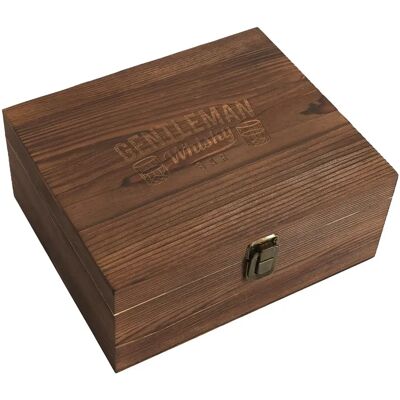 Paris Prix Coffret Whisky 10 Pièces Gentleman 21cm Marron - Publicité Paris Prix Coffret Whisky 10 Pièces Gentleman 21cm Marron - Publicité
