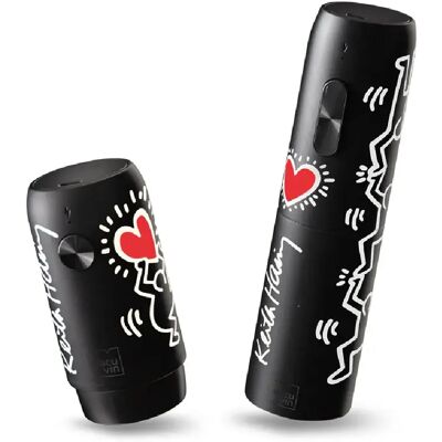 Vacu Vin Vacuvin Coffret sommellerie Keith Haring - Noir - Publicité Vacu Vin Vacuvin Coffret sommellerie Keith Haring - Noir - Publicité