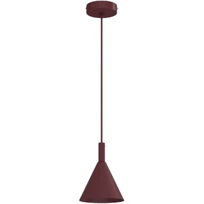 Luminex Suspension minimaliste bordeaux en cône, 1xGU10 8W, collection Vins - Publicité Luminex Suspension minimaliste bordeaux en cône, 1xGU10 8W, collection Vins - Publicité