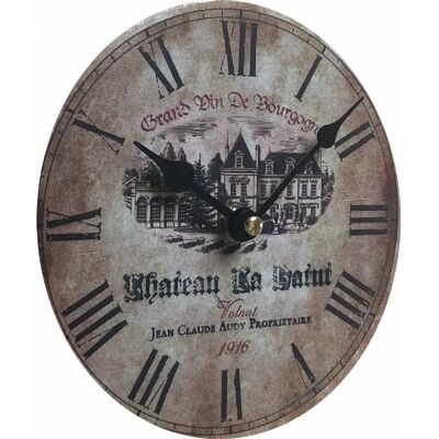 L'Héritier du Temps Horloge Pendule Grand Vin - Publicité L'Héritier du Temps Horloge Pendule Grand Vin - Publicité