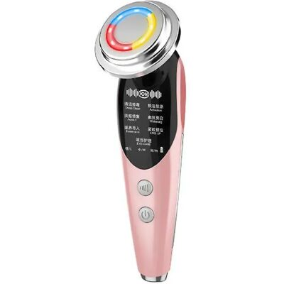 Chrono appareil de beauté facial EMS - Rose - Publicité Chrono appareil de beauté facial EMS - Rose - Publicité