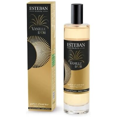 Désodorisant Esteban Paris Vanille D'Or 75ml - Publicité Désodorisant Esteban Paris Vanille D'Or 75ml - Publicité