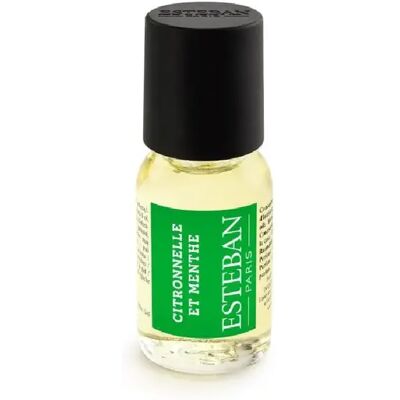 Esteban Concentré de parfum Citronnelle & menthe 15 ml - Publicité Esteban Concentré de parfum Citronnelle & menthe 15 ml - Publicité