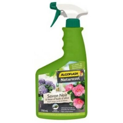 Algoflash Naturasol Savon Noir - 750 ml - Publicité Algoflash Naturasol Savon Noir - 750 ml - Publicité
