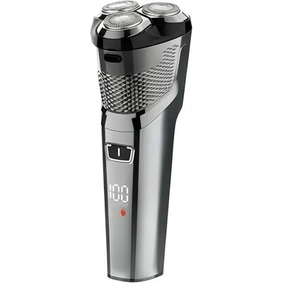 Avizar Rasoir Électrique 22cm Intelligent Étanche IPX7 avec 3 Têtes Rotatives Gris - Publicité Avizar Rasoir Électrique 22cm Intelligent Étanche IPX7 avec 3 Têtes Rotatives Gris - Publicité