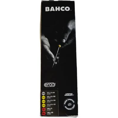 Bahco ERGO.006 Jeu de tournevis ergonomiques 6 pièces (4 plats, 2 Phillips) - Publicité Bahco ERGO.006 Jeu de tournevis ergonomiques 6 pièces (4 plats, 2 Phillips) - Publicité