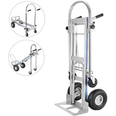 VEVOR Chariot de Transport Pliable Chariot Manuel 3 en 1 Diable Multi-usage - Publicité VEVOR Chariot de Transport Pliable Chariot Manuel 3 en 1 Diable Multi-usage - Publicité
