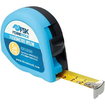 Flexomètre Ferrestock 5m x 19mm - Mètre ruban - Publicité Flexomètre Ferrestock 5m x 19mm - Mètre ruban - Publicité