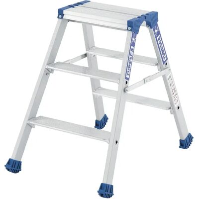 Tubesca Marchepied pliant double marche Platinium 3 marches hauteur travail maxi 160 m - Publicité Tubesca Marchepied pliant double marche Platinium 3 marches hauteur travail maxi 160 m - Publicité