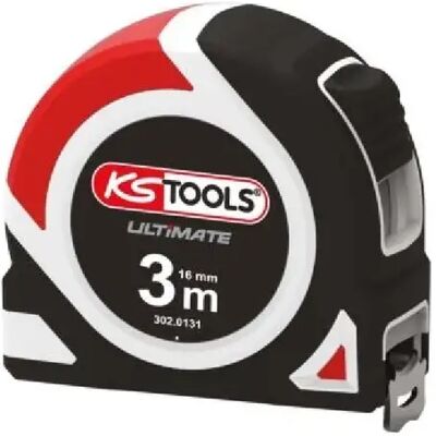 KS TOOLS - Mètre à ruban bi matière anti usure ultimate - 3m - Tape measure - Publicité KS TOOLS - Mètre à ruban bi matière anti usure ultimate - 3m - Tape measure - Publicité