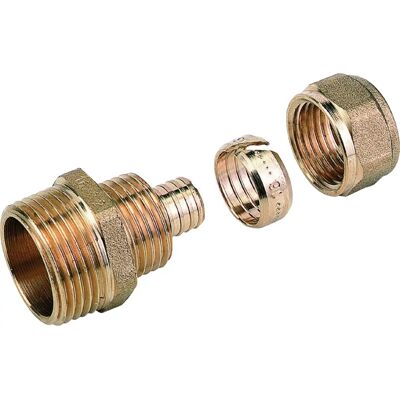 raccord union à compression - 9400 - droit - mâle - diamètre 12x1 1-15 x 21 - pour tube per ou pb - comap 9400104 - Publicité raccord union à compression - 9400 - droit - mâle - diamètre 12x1 1-15 x 21 - pour tube per ou pb - comap 9400104 - Publicité