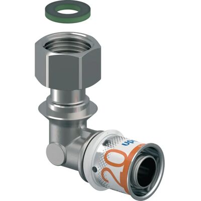 coude à sertir - ecrou libre - s-press plus - 20 mm vers 1/2 - uponor 1070613 - Publicité coude à sertir - ecrou libre - s-press plus - 20 mm vers 1/2 - uponor 1070613 - Publicité