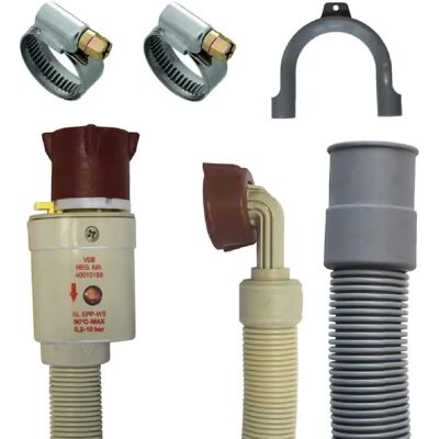 boni-shop Kit Raccordement Lave-Linge 2,5m Aquastop & Tuyau Vidange - Publicité boni-shop Kit Raccordement Lave-Linge 2,5m Aquastop & Tuyau Vidange - Publicité