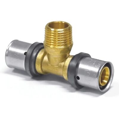 boni-shop Té Pressfitting 16mm - Raccord Multicouche Laiton - Publicité boni-shop Té Pressfitting 16mm - Raccord Multicouche Laiton - Publicité