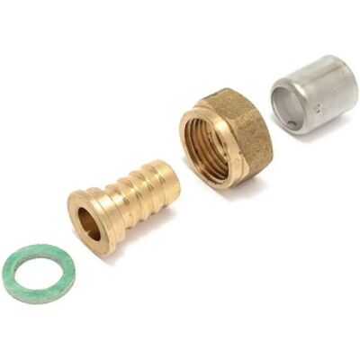 Altech Raccord Droit à Écrou Libre - Tube PER à Sertir - 16 mm vers 15 x 21 - Publicité Altech Raccord Droit à Écrou Libre - Tube PER à Sertir - 16 mm vers 15 x 21 - Publicité