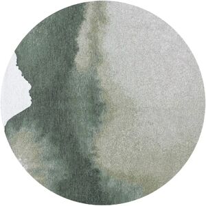 Louis de Poortere Meditation Lagoon Palm Green 9331 - Tapis rond - Publicité Louis de Poortere Meditation Lagoon Palm Green 9331 - Tapis rond - Publicité