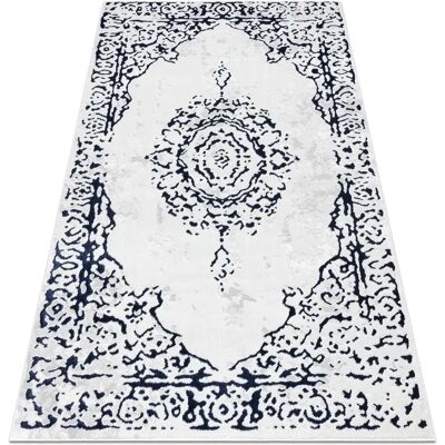 RugsX Marque Modèle ALLURE 1961 Blanc Bleu - Tapis - Publicité RugsX Marque Modèle ALLURE 1961 Blanc Bleu - Tapis - Publicité