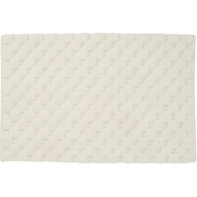 Guy Levasseur Tapis de bain déco uni en coton 50x80cm - Publicité Guy Levasseur Tapis de bain déco uni en coton 50x80cm - Publicité