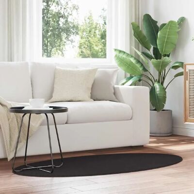 vidaXL 80 x 150 cm Tapis - Tapis en Polyester Noir Antidérapant Moderne - Publicité vidaXL 80 x 150 cm Tapis - Tapis en Polyester Noir Antidérapant Moderne - Publicité