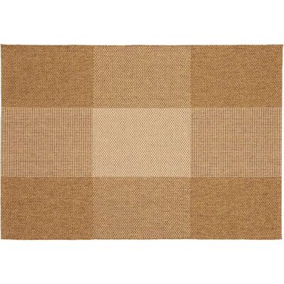 Vivaraise Tapis extérieur en polypropylène Carry naturel 230 x 160 cm. Publicité Vivaraise Tapis extérieur en polypropylène Carry naturel 230 x 160 cm. Publicité