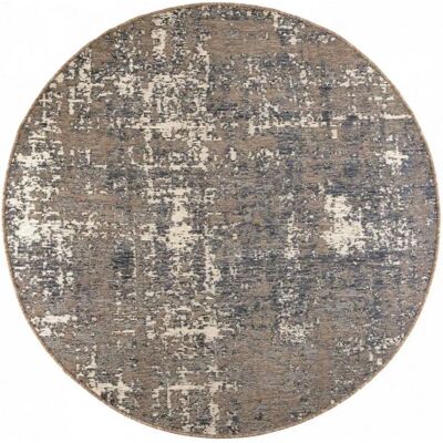 Vivaraise Tapis extérieur rond en polypropylène Catania 200 cm gris. Publicité Vivaraise Tapis extérieur rond en polypropylène Catania 200 cm gris. Publicité