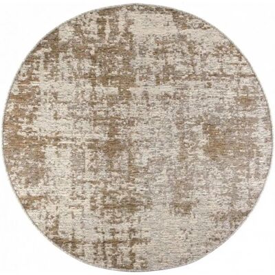 Vivaraise Tapis extérieur rond en polypropylène Catania 200 cm naturel. Publicité Vivaraise Tapis extérieur rond en polypropylène Catania 200 cm naturel. Publicité