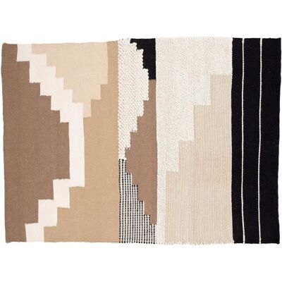 Tapis Aston rectangulaire multicolore en laine - Décoration intérieure - Publicité Tapis Aston rectangulaire multicolore en laine - Décoration intérieure - Publicité