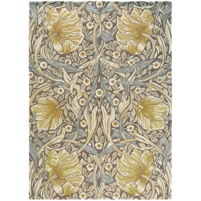 Tapis en Laine Floral Pimpernel Morris & Co - Rectangulaire - Publicité Tapis en Laine Floral Pimpernel Morris & Co - Rectangulaire - Publicité