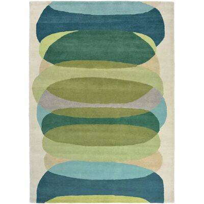 Tapis en laine Harlequin - Motif géométrique - 140x200cm - Convient pour chauffage par le sol - Publicité Tapis en laine Harlequin - Motif géométrique - 140x200cm - Convient pour chauffage par le sol - Publicité
