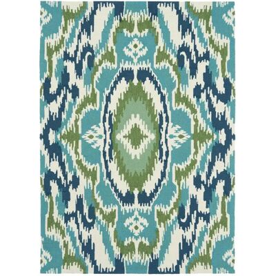 UnAmourDeTapis Un amour de tapis Ixora Harlequin - 160x230 cm - Bleu - Publicité UnAmourDeTapis Un amour de tapis Ixora Harlequin - 160x230 cm - Bleu - Publicité