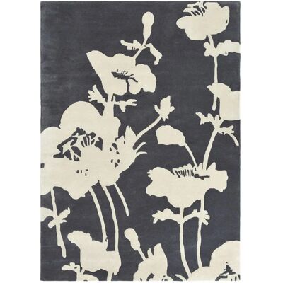 UnAmourDeTapis Un amour de tapis Bifloral - 170x240 cm - Gris - Publicité UnAmourDeTapis Un amour de tapis Bifloral - 170x240 cm - Gris - Publicité