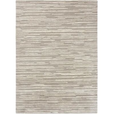 UnAmourDeTapis tapis chambre 200x280 fait à la main en laine beige rectangle motif faux uni - Publicité UnAmourDeTapis tapis chambre 200x280 fait à la main en laine beige rectangle motif faux uni - Publicité