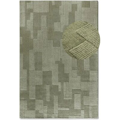 UnAmourDeTapis Tapis salon 80 x 250 cm, laine tissée à la main, motif géométrique raffiné, WILHELMINE - Publicité UnAmourDeTapis Tapis salon 80 x 250 cm, laine tissée à la main, motif géométrique raffiné, WILHELMINE - Publicité