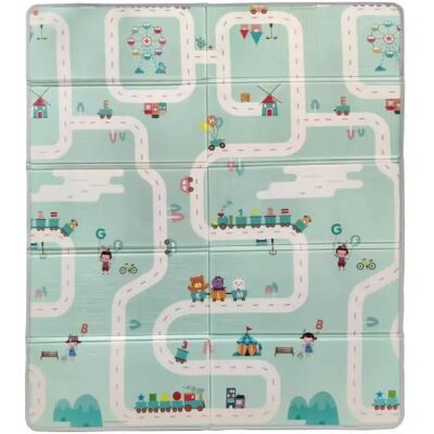 Tinéo Maxi tapis d'éveil réversible - Multicolore pastel - Publicité Tinéo Maxi tapis d'éveil réversible - Multicolore pastel - Publicité