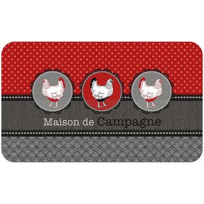 Tapis de Cuisine Paris Prix Auberge 45x75cm - Kitchen Mat - Publicité Tapis de Cuisine Paris Prix Auberge 45x75cm - Kitchen Mat - Publicité