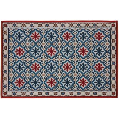 ATMOSPHERA Tapis de Cuisine Antidérapant Océania 60x90cm Bleu - Publicité ATMOSPHERA Tapis de Cuisine Antidérapant Océania 60x90cm Bleu - Publicité