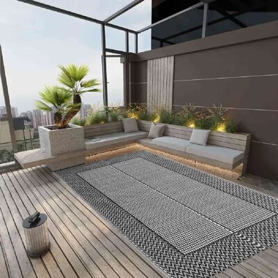 vidaXL Tapis d'extérieur gris 190x290 cm PP Tapis de terrasse Balcon Couverture intérieure - Tapis d'extérieur - Publicité vidaXL Tapis d'extérieur gris 190x290 cm PP Tapis de terrasse Balcon Couverture intérieure - Tapis d'extérieur - Publicité